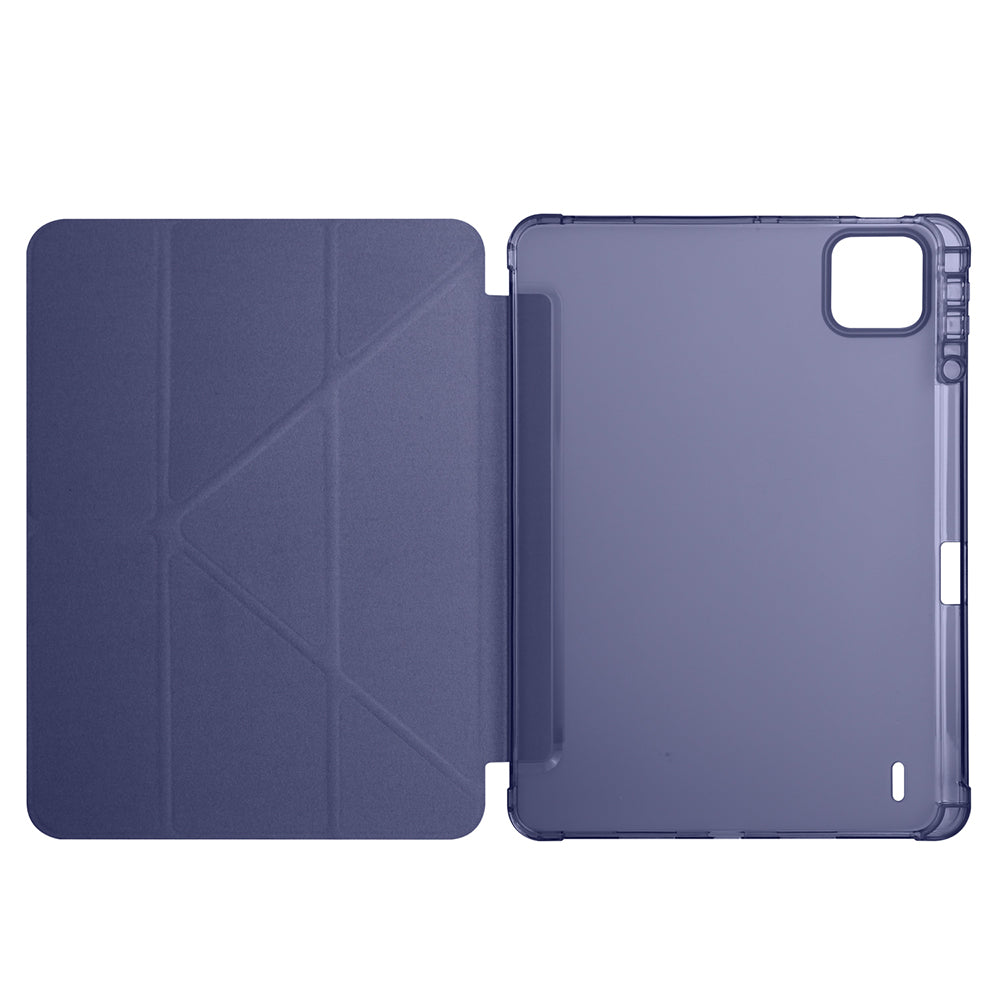 Xiaomi Pad 7 Pro Kılıf Zore Tri Folding Kalem Bölmeli Standlı Kılıf Rose Gold