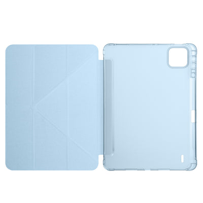 Xiaomi Pad 7 Pro Kılıf Zore Tri Folding Kalem Bölmeli Standlı Kılıf Rose Gold