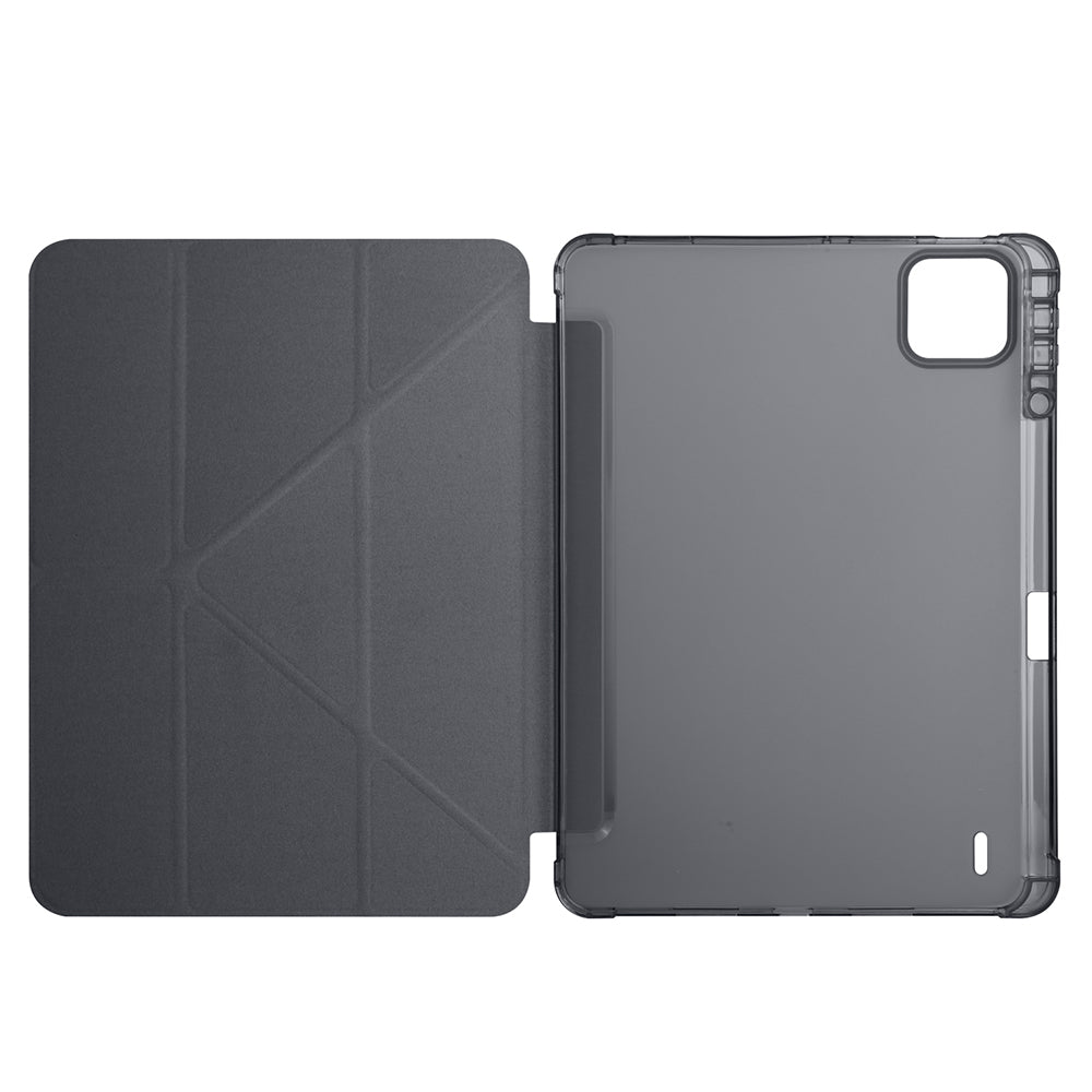 Xiaomi Pad 7 Pro Kılıf Zore Tri Folding Kalem Bölmeli Standlı Kılıf Lila