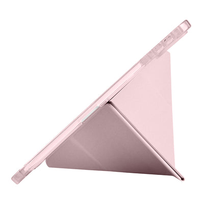 Xiaomi Pad 7 Pro Kılıf Zore Tri Folding Kalem Bölmeli Standlı Kılıf Rose Gold