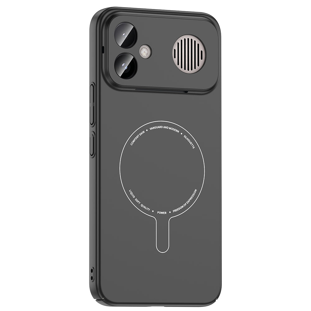 Xiaomi Poco F8 Ultra Kılıf M-Safe Şarj Özellikli Kamera Korumalı Zore Elio Sert PC Kapak