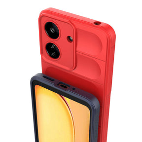 Xiaomi Redmi 13C Kılıf Esnek TPU Oyuklu Arka Yüzey Tasarımlı Zore Etnik Silikon Kapak