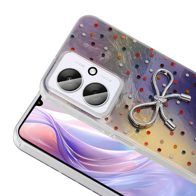 Xiaomi Redmi 13C Kılıf Kamera Korumalı Figürlü Zore Ponti Silikon Kapak Açık Mavi