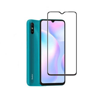 Xiaomi Redmi 9A Zore Kenarları Kırılmaya Dayanıklı Cam Ekran Koruyucu