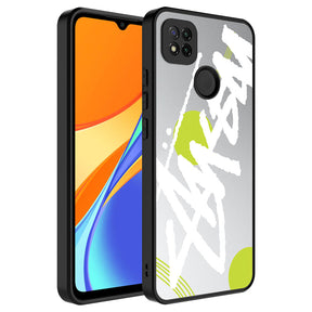 Xiaomi Redmi 9C Kılıf Aynalı Desenli Kamera Korumalı Parlak Zore Mirror Kapak