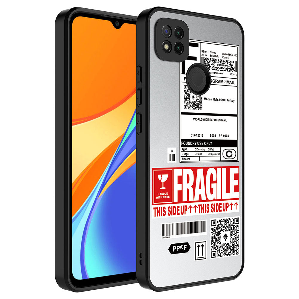 Xiaomi Redmi 9C Kılıf Aynalı Desenli Kamera Korumalı Parlak Zore Mirror Kapak