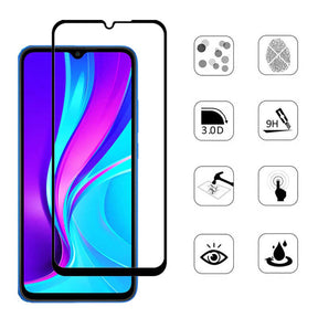 Xiaomi Redmi 9C Zore Kenarları Kırılmaya Dayanıklı Cam Ekran Koruyucu