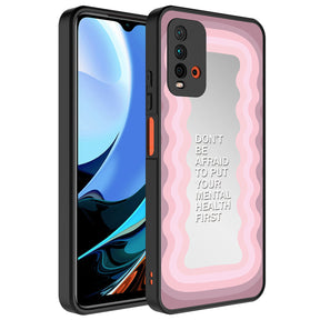 Xiaomi Redmi 9T Kılıf Aynalı Desenli Kamera Korumalı Parlak Zore Mirror Kapak