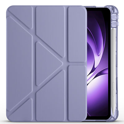 Xiaomi Redmi K Pad Kılıf Zore Tri Folding Kalem Bölmeli Standlı Kılıf Siyah