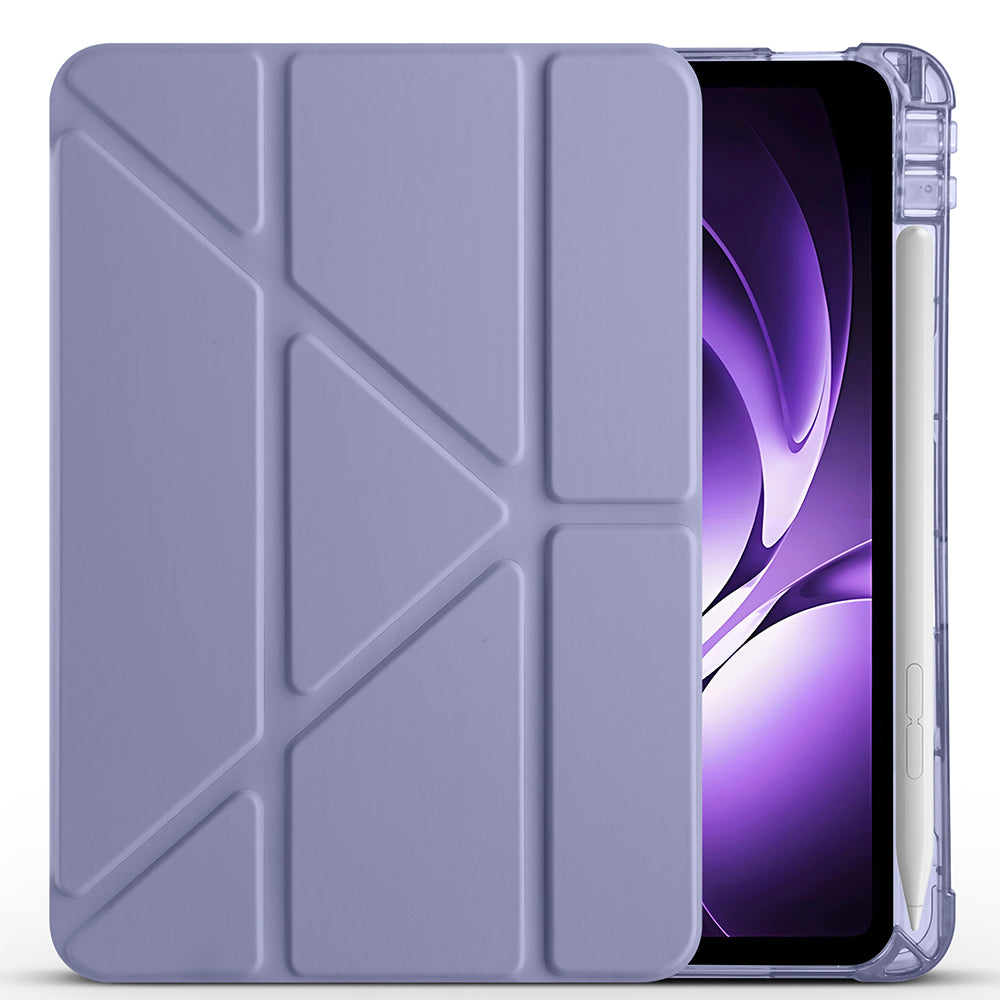 Xiaomi Redmi K Pad Kılıf Zore Tri Folding Kalem Bölmeli Standlı Kılıf Koyu Yeşil