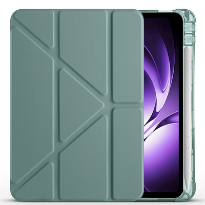 Xiaomi Redmi K Pad Kılıf Zore Tri Folding Kalem Bölmeli Standlı Kılıf Mavi