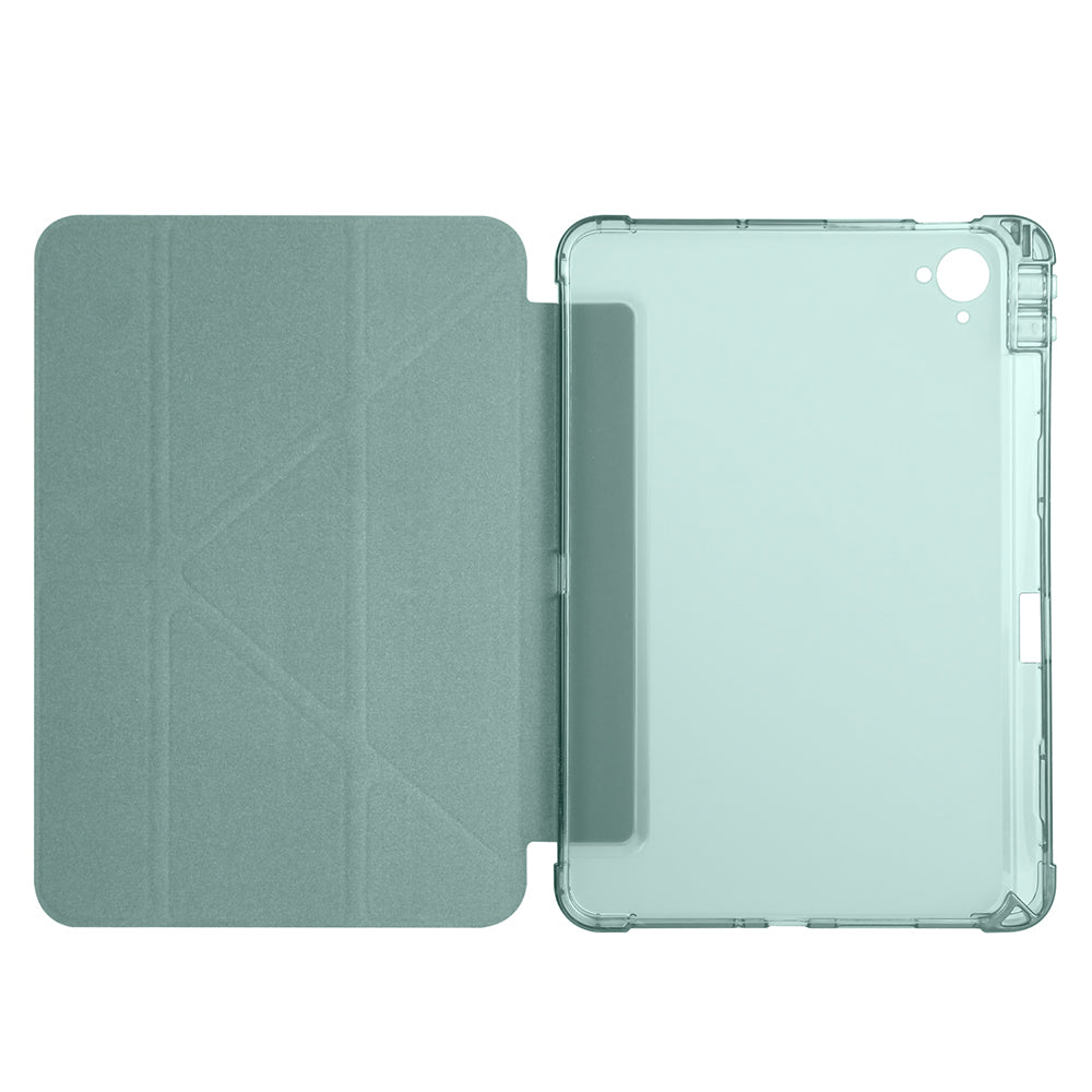 Xiaomi Redmi K Pad Kılıf Zore Tri Folding Kalem Bölmeli Standlı Kılıf Mor