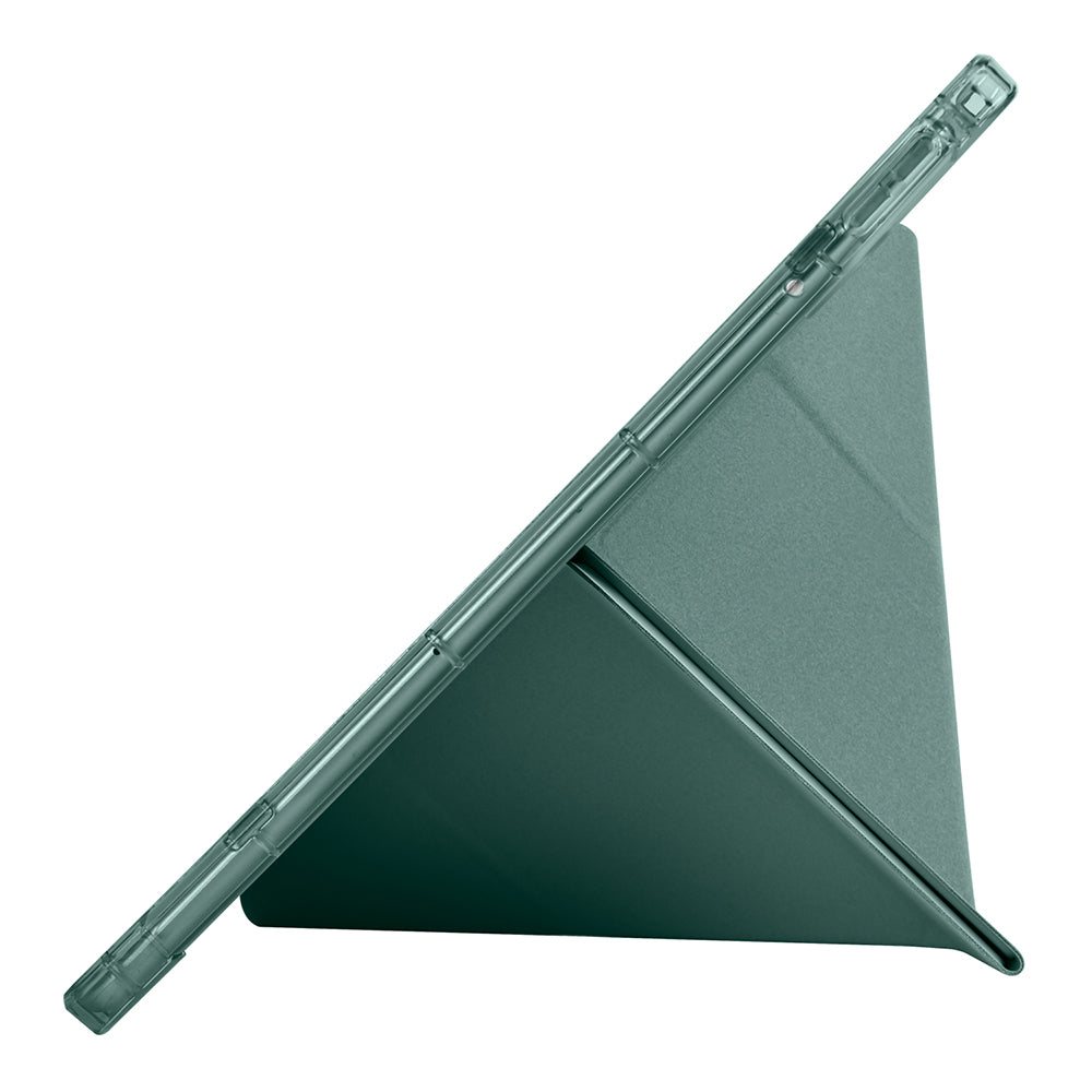 Xiaomi Redmi K Pad Kılıf Zore Tri Folding Kalem Bölmeli Standlı Kılıf Mavi