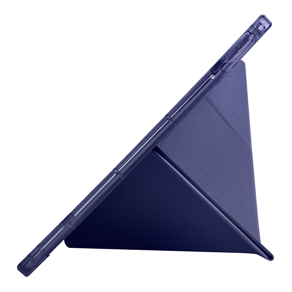 Xiaomi Redmi K Pad Kılıf Zore Tri Folding Kalem Bölmeli Standlı Kılıf Lila