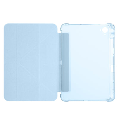 Xiaomi Redmi K Pad Kılıf Zore Tri Folding Kalem Bölmeli Standlı Kılıf Mor