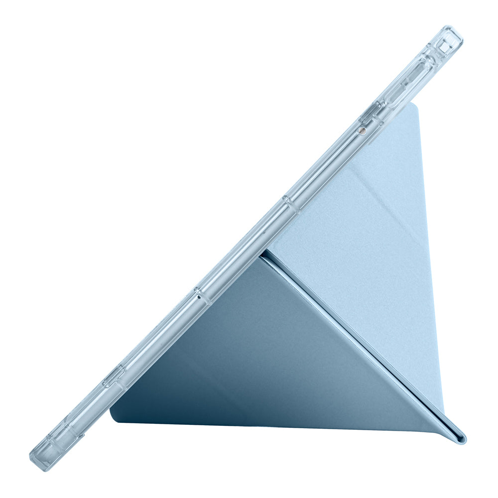 Xiaomi Redmi K Pad Kılıf Zore Tri Folding Kalem Bölmeli Standlı Kılıf Mor