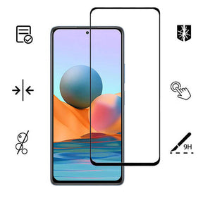 Xiaomi Redmi Note 10 Pro Zore Kenarları Kırılmaya Dayanıklı Cam Ekran Koruyucu