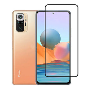 Xiaomi Redmi Note 10 Pro Zore Kenarları Kırılmaya Dayanıklı Cam Ekran Koruyucu