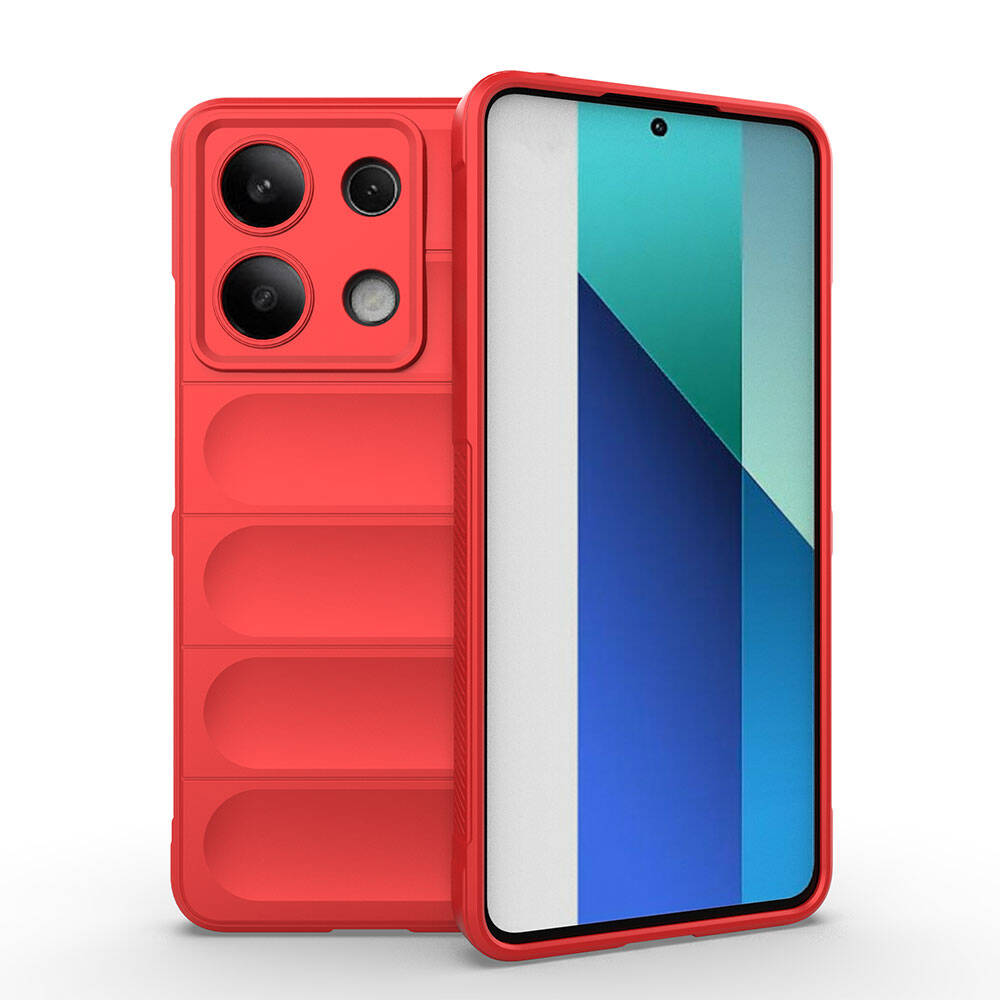 Xiaomi Redmi Note 13 4G Kılıf Esnek TPU Oyuklu Arka Yüzey Tasarımlı Zore Etnik Silikon Kapak