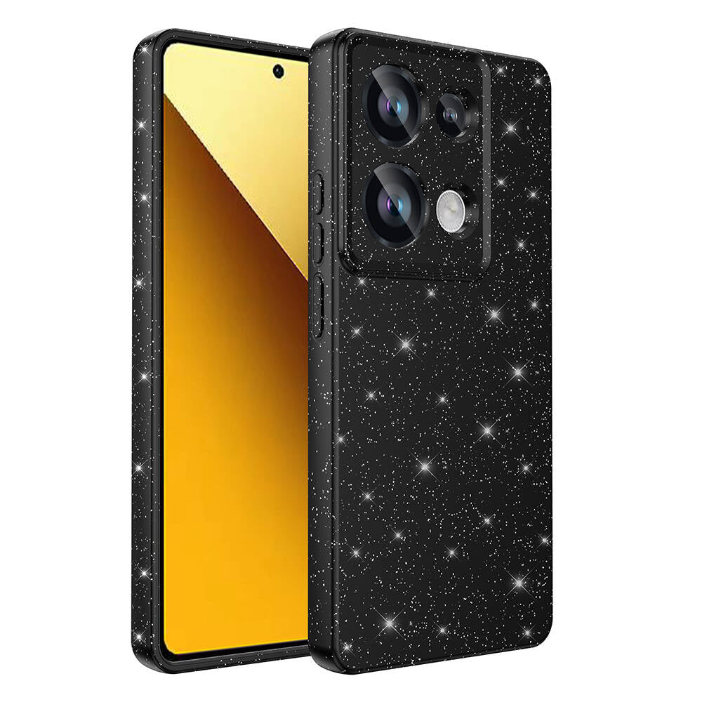 Xiaomi Redmi Note 13 Pro 4G Kılıf Kamera Korumalı Simli Lüks Zore Koton Kapak