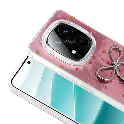 Xiaomi Redmi Note 14 Pro Plus Kılıf Kamera Korumalı Figürlü Zore Ponti Silikon Kapak Beyaz