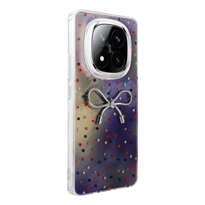 Xiaomi Redmi Note 14 Pro Plus Kılıf Kamera Korumalı Figürlü Zore Ponti Silikon Kapak Açık Pembe