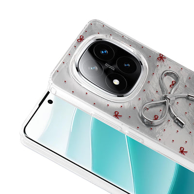 Xiaomi Redmi Note 14 Pro Plus Kılıf Kamera Korumalı Figürlü Zore Ponti Silikon Kapak Lila