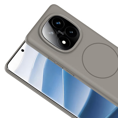 Xiaomi Redmi Note 14 Pro Plus Kılıf M-safe Şarj Özellikli Zore Ruby Sert Kapak Siyah