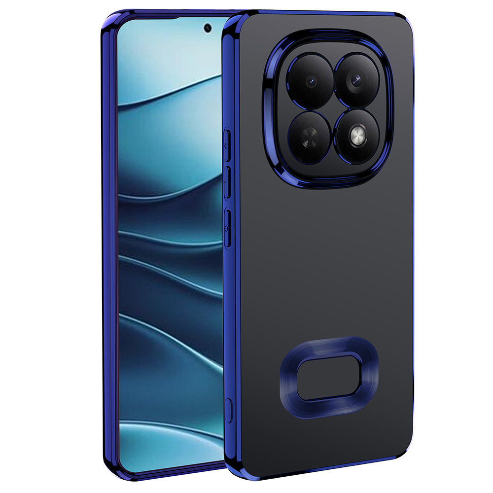 Xiaomi Redmi Note 15 4G Kılıf Kamera Korumalı Logo Gösteren Zore Omega Kapak