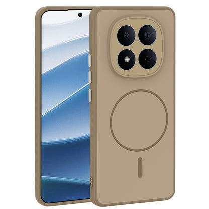 Xiaomi Redmi Note 15 4G Kılıf M-safe Şarj Özellikli Zore Tea Kapak