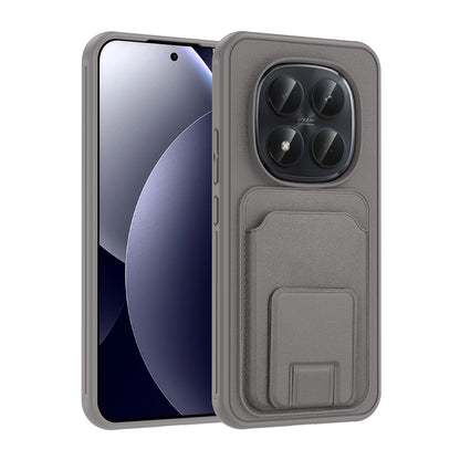 Xiaomi Redmi Note 15 Pro Kılıf Kartlıklı TPU Zore Bikart Kapak