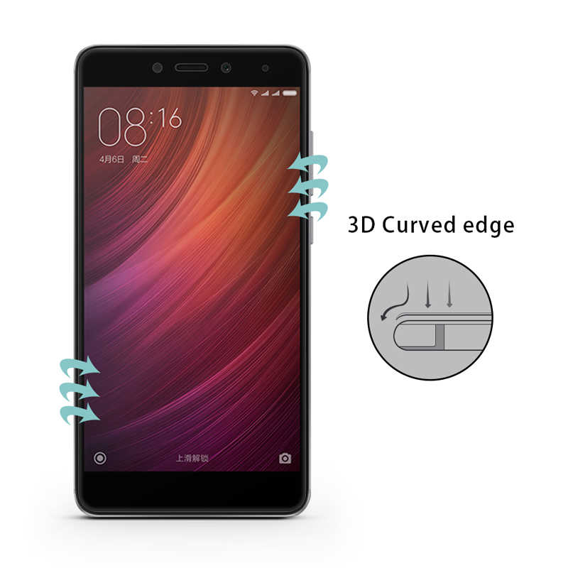 Xiaomi Redmi Note 4 Zore Ekranı Tam Kaplayan Düz Cam Koruyucu