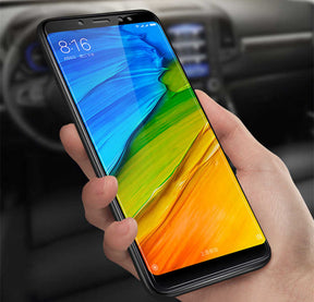 Xiaomi Redmi Note 5 Pro Zore Kenarları Kırılmaya Dayanıklı Cam Ekran Koruyucu