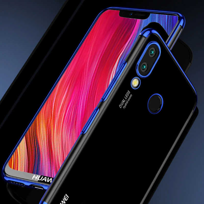 Xiaomi Redmi Note 7 Kılıf Zore Dört Köşeli Lazer Silikon Kapak