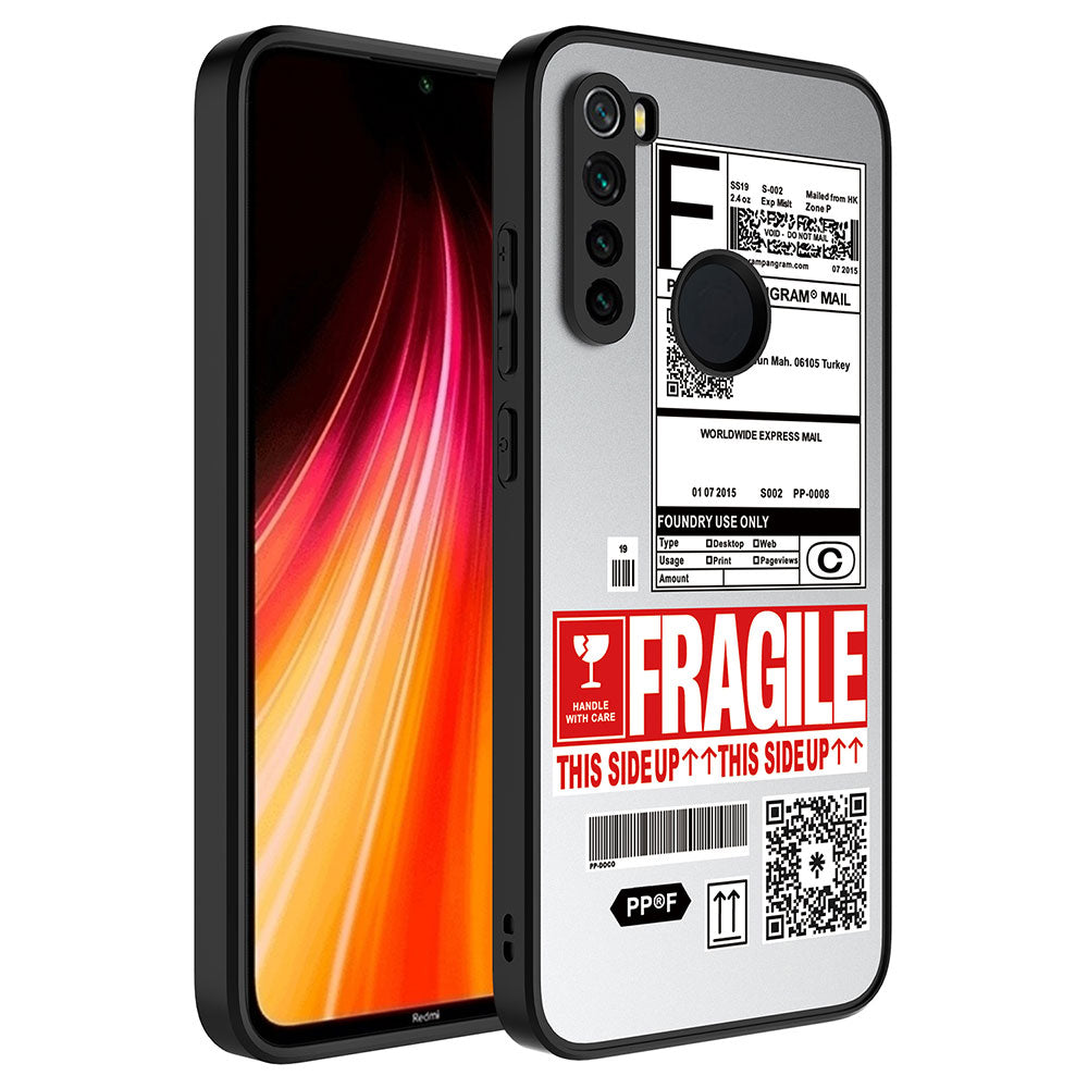 Xiaomi Redmi Note 8 Kılıf Aynalı Desenli Kamera Korumalı Parlak Zore Mirror Kapak