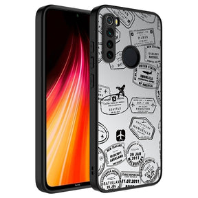 Xiaomi Redmi Note 8 Kılıf Aynalı Desenli Kamera Korumalı Parlak Zore Mirror Kapak