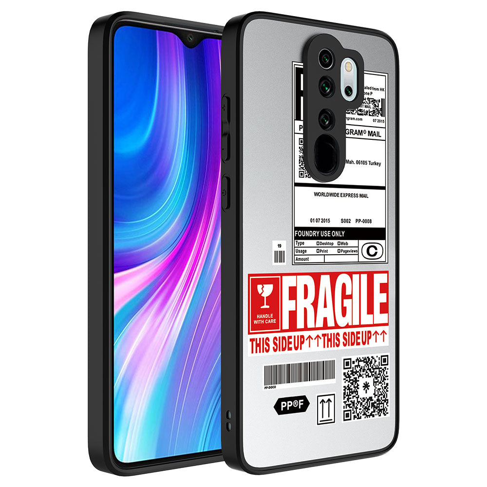 Xiaomi Redmi Note 8 Pro Kılıf Aynalı Desenli Kamera Korumalı Parlak Zore Mirror Kapak