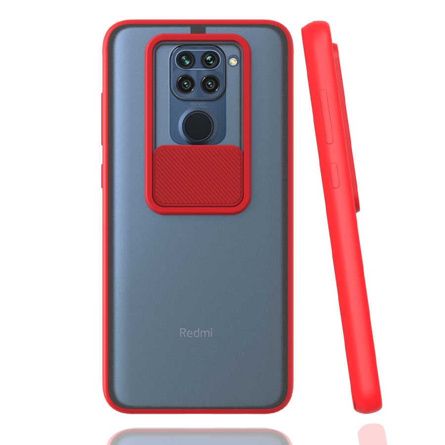 Xiaomi Redmi Note 9 Kılıf Zore Lensi Kapak