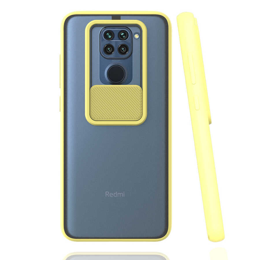 Xiaomi Redmi Note 9 Kılıf Zore Lensi Kapak