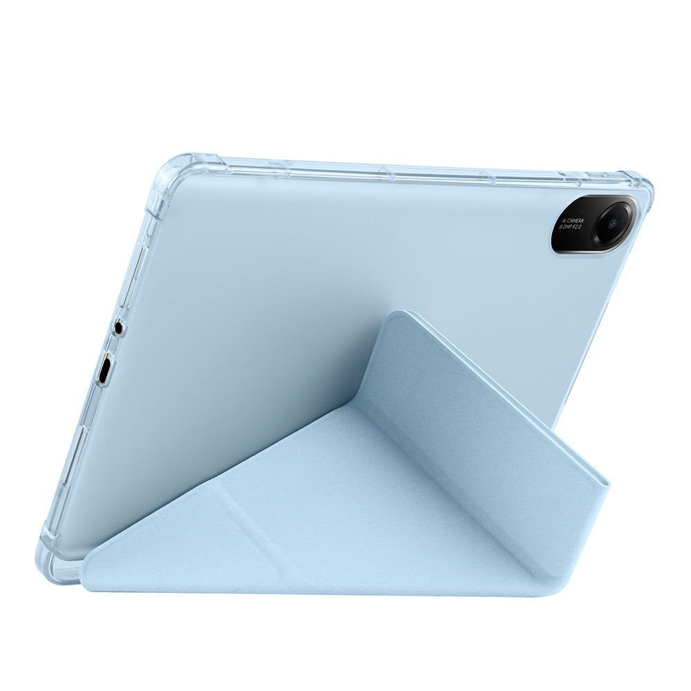 Xiaomi Redmi Pad 2 Kılıf Zore Tri Folding Kalem Bölmeli Standlı Kılıf Siyah