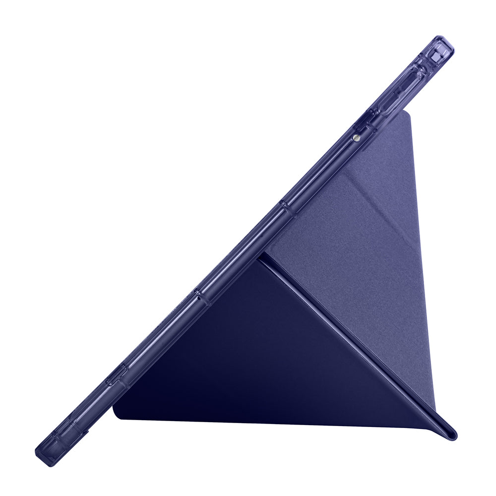 Xiaomi Redmi Pad 2 Kılıf Zore Tri Folding Kalem Bölmeli Standlı Kılıf Lacivert