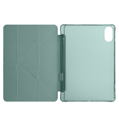 Xiaomi Redmi Pad 2 Kılıf Zore Tri Folding Kalem Bölmeli Standlı Kılıf Lacivert