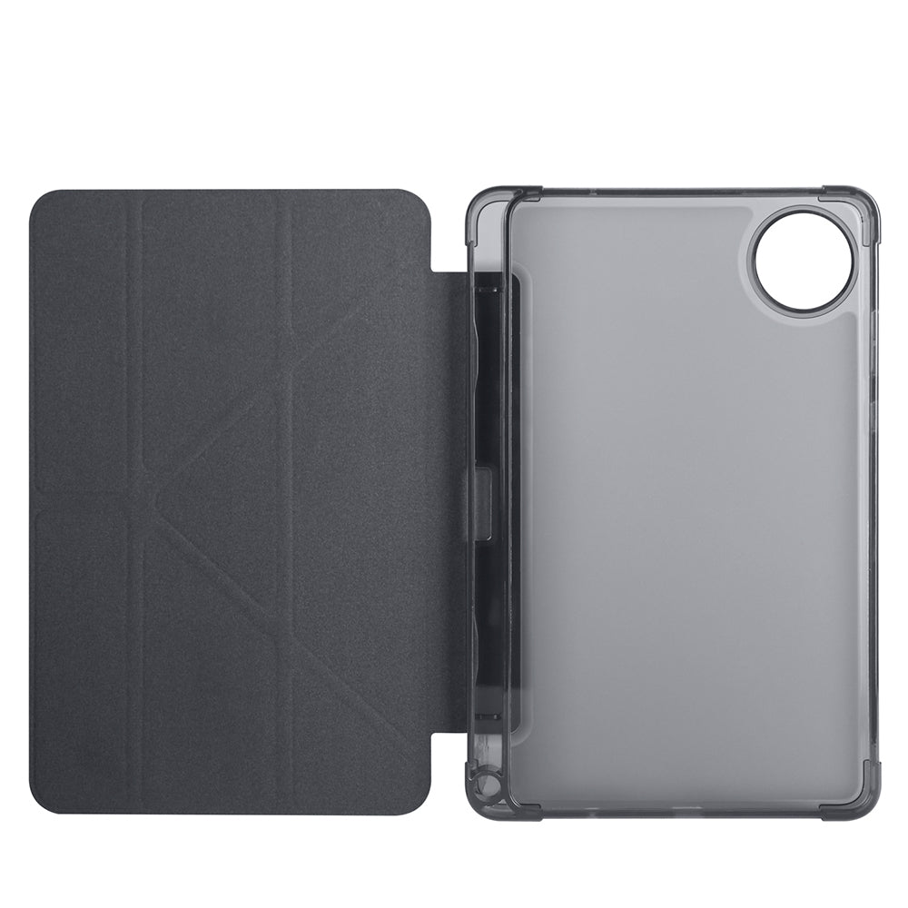 Xiaomi Redmi Pad SE 8.7 Kılıf Zore Tri Folding Kalem Bölmeli Standlı Kılıf Lacivert