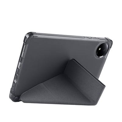 Xiaomi Redmi Pad SE 8.7 Kılıf Zore Tri Folding Kalem Bölmeli Standlı Kılıf Gri