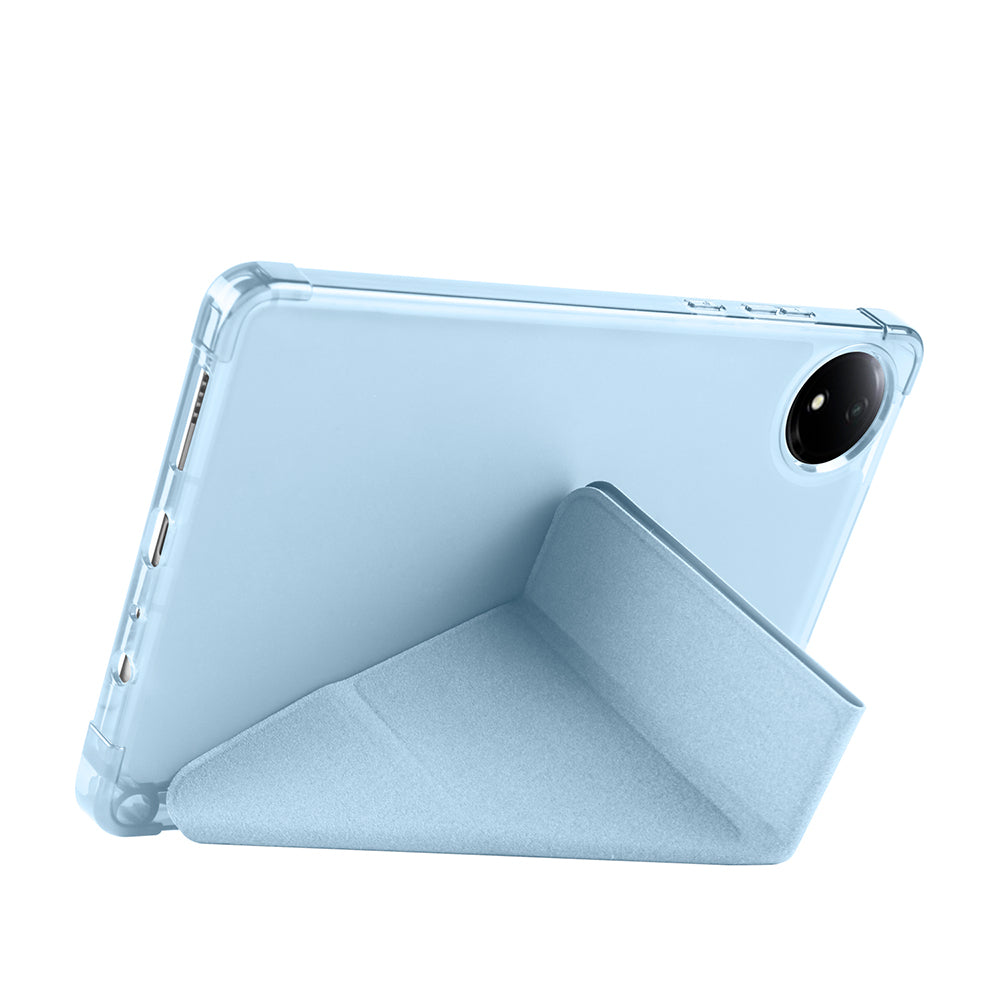 Xiaomi Redmi Pad SE 8.7 Kılıf Zore Tri Folding Kalem Bölmeli Standlı Kılıf Lila