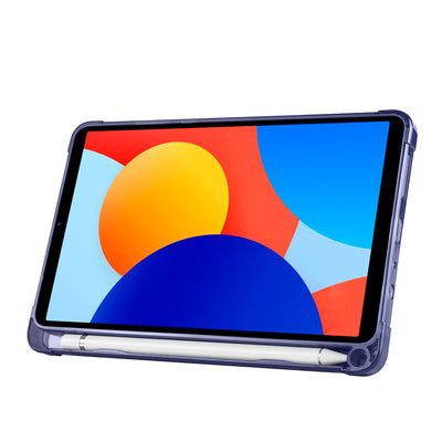 Xiaomi Redmi Pad SE 8.7 Kılıf Zore Tri Folding Kalem Bölmeli Standlı Kılıf Rose Gold