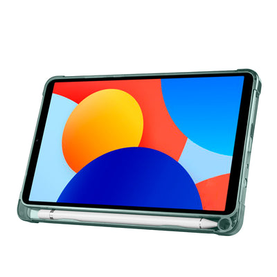 Xiaomi Redmi Pad SE 8.7 Kılıf Zore Tri Folding Kalem Bölmeli Standlı Kılıf Rose Gold