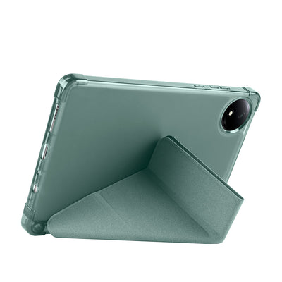 Xiaomi Redmi Pad SE 8.7 Kılıf Zore Tri Folding Kalem Bölmeli Standlı Kılıf Lacivert