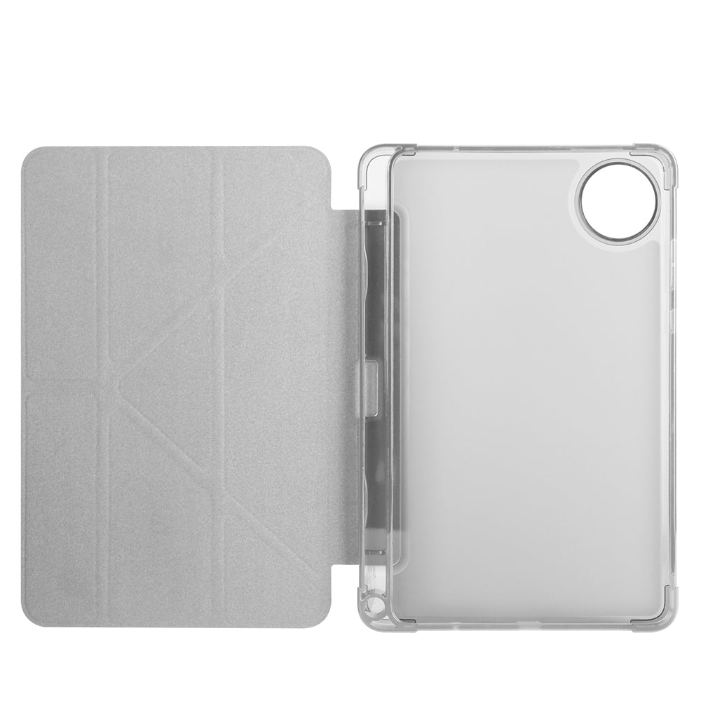 Xiaomi Redmi Pad SE 8.7 Kılıf Zore Tri Folding Kalem Bölmeli Standlı Kılıf Lila