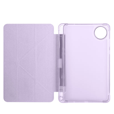 Xiaomi Redmi Pad SE 8.7 Kılıf Zore Tri Folding Kalem Bölmeli Standlı Kılıf Rose Gold